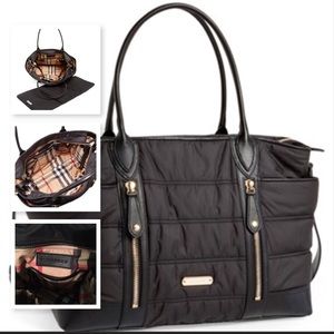 Burberry Channel Quilted Diaper bag